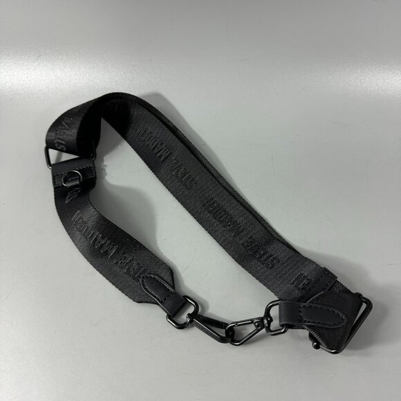 Steve Madden Black Nylon Adjustable Strap - Picture 1 of 8